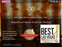 Tablet Screenshot of magnificenthands.com
